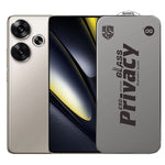 Folie de Protectie pentru Xiaomi Poco F6, Flippy, Sticla Securizata ESD Antistatica, Super-X Privacy OG, Margini Negre,