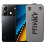 Folie de Protectie pentru Xiaomi Poco X6, Flippy, Sticla Securizata ESD Antistatica, Super-X Privacy OG, Margini Negre,