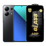 Folie de Protectie pentru Xiaomi Redmi 13, Flippy, Sticla Securizata ESD, Margini Negre, Rezistenta la Zgirieturi,