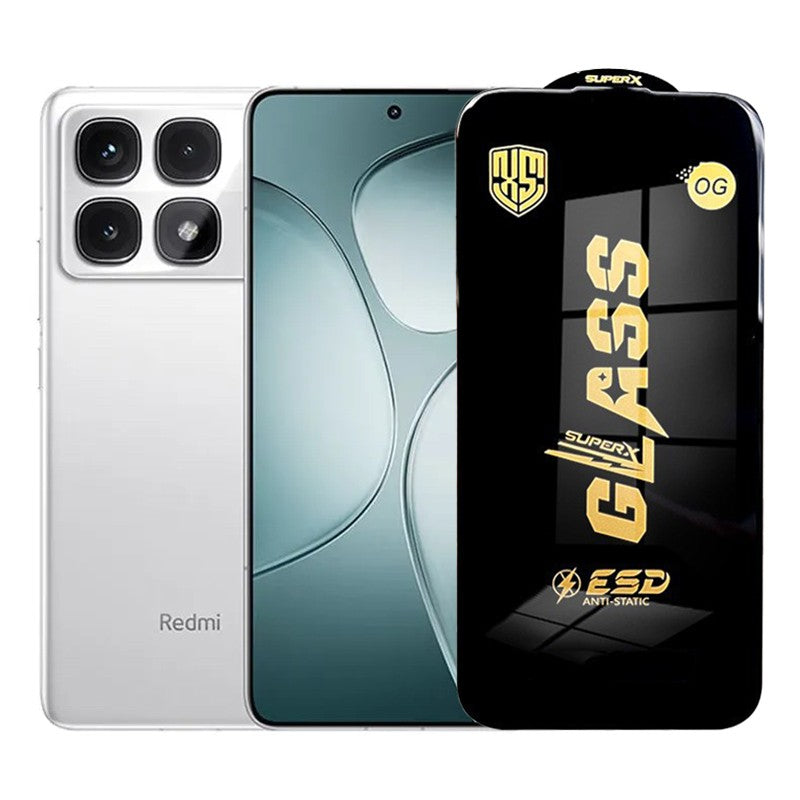 Folie de Protectie pentru Xiaomi Redmi K70 Ultra, Flippy, Sticla Securizata ESD, Margini Negre, Rezistenta la