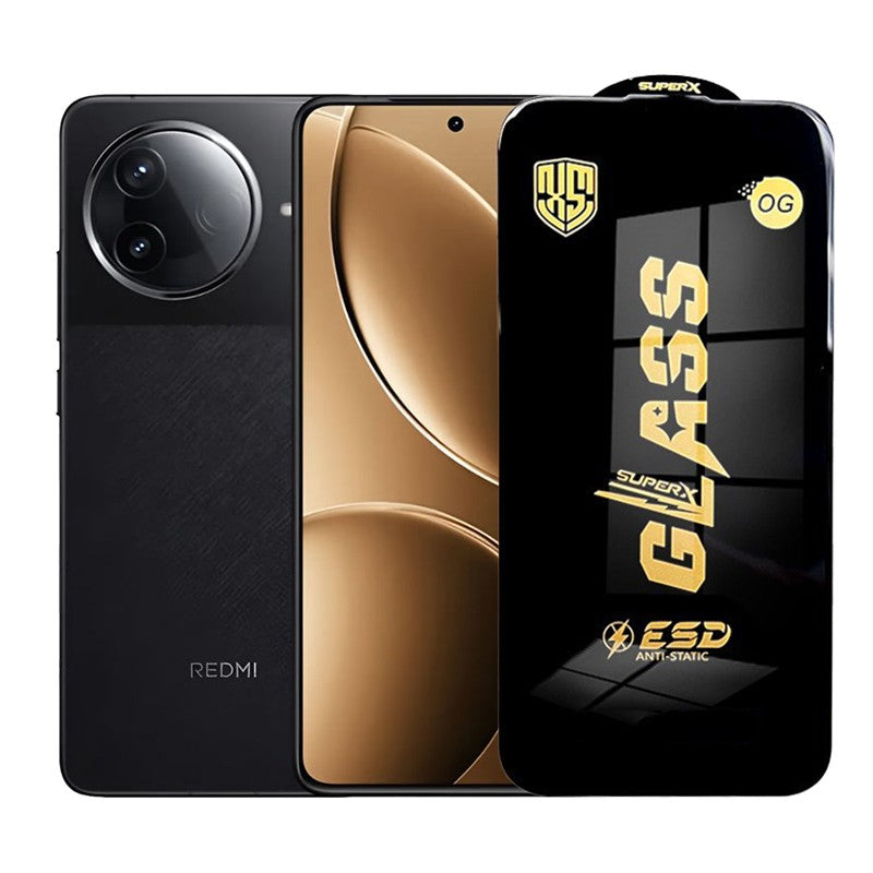 Folie de Protectie pentru Xiaomi Redmi K80, Flippy, Sticla Securizata ESD, Margini Negre, Rezistenta la Zgirieturi,