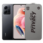 Folie de Protectie pentru Xiaomi Redmi Note 12, Flippy, Sticla Securizata ESD Antistatica, Super-X Privacy OG, Margini