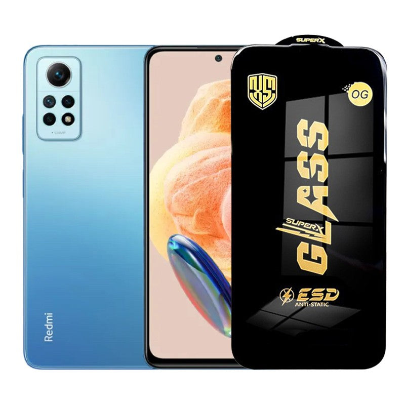 Folie de Protectie pentru Xiaomi Redmi Note 12 Pro, Flippy, Sticla Securizata ESD, Margini Negre, Rezistenta la