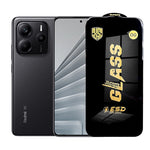 Folie de Protectie pentru Xiaomi Redmi Note 14, Flippy, Sticla Securizata ESD, Margini Negre, Rezistenta la Zgirieturi,