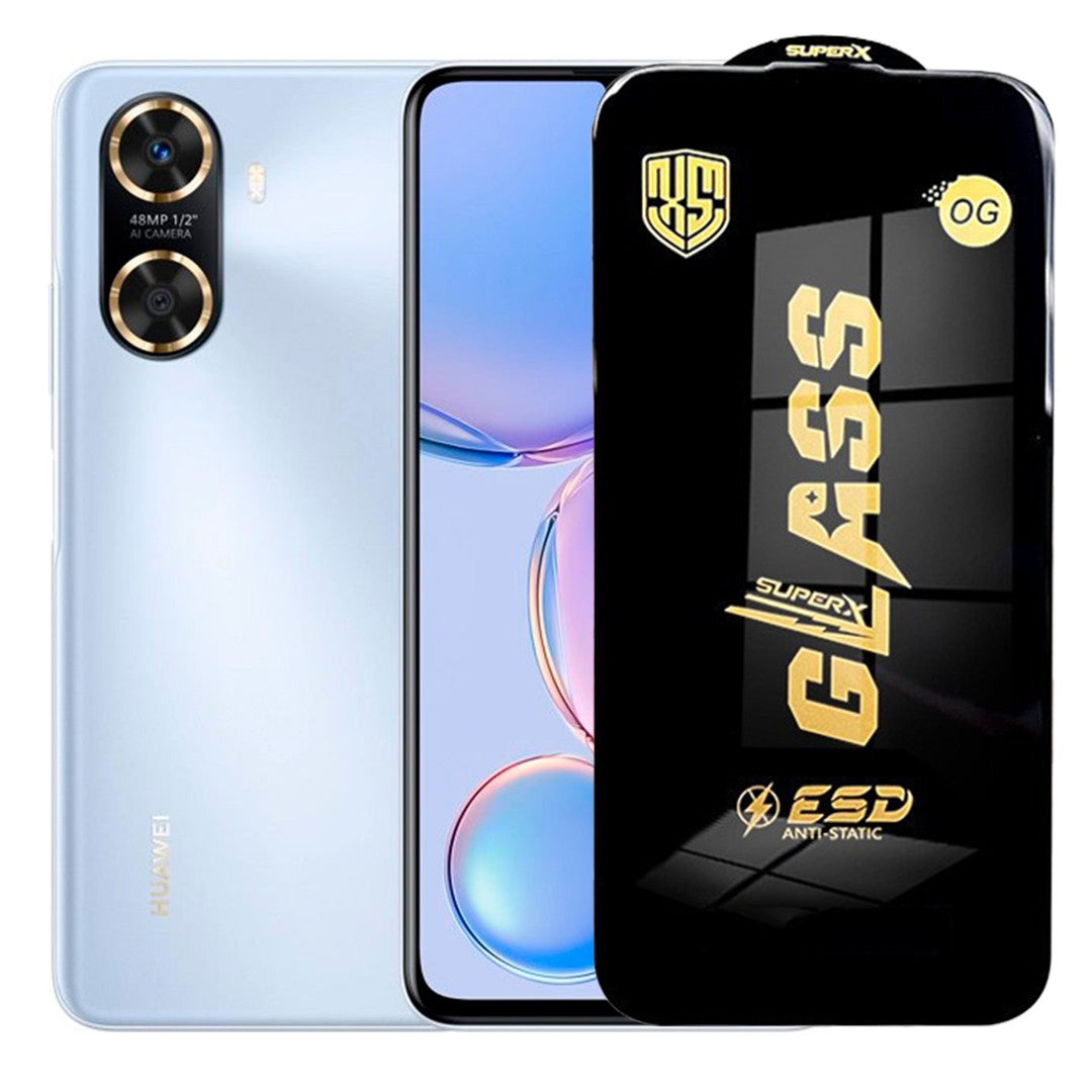 Folie de Sticla pentru Huawei Enjoy 60, Flippy, Sticla Securizata ESD Antistatica, Super-X Privacy OG, cu Margini