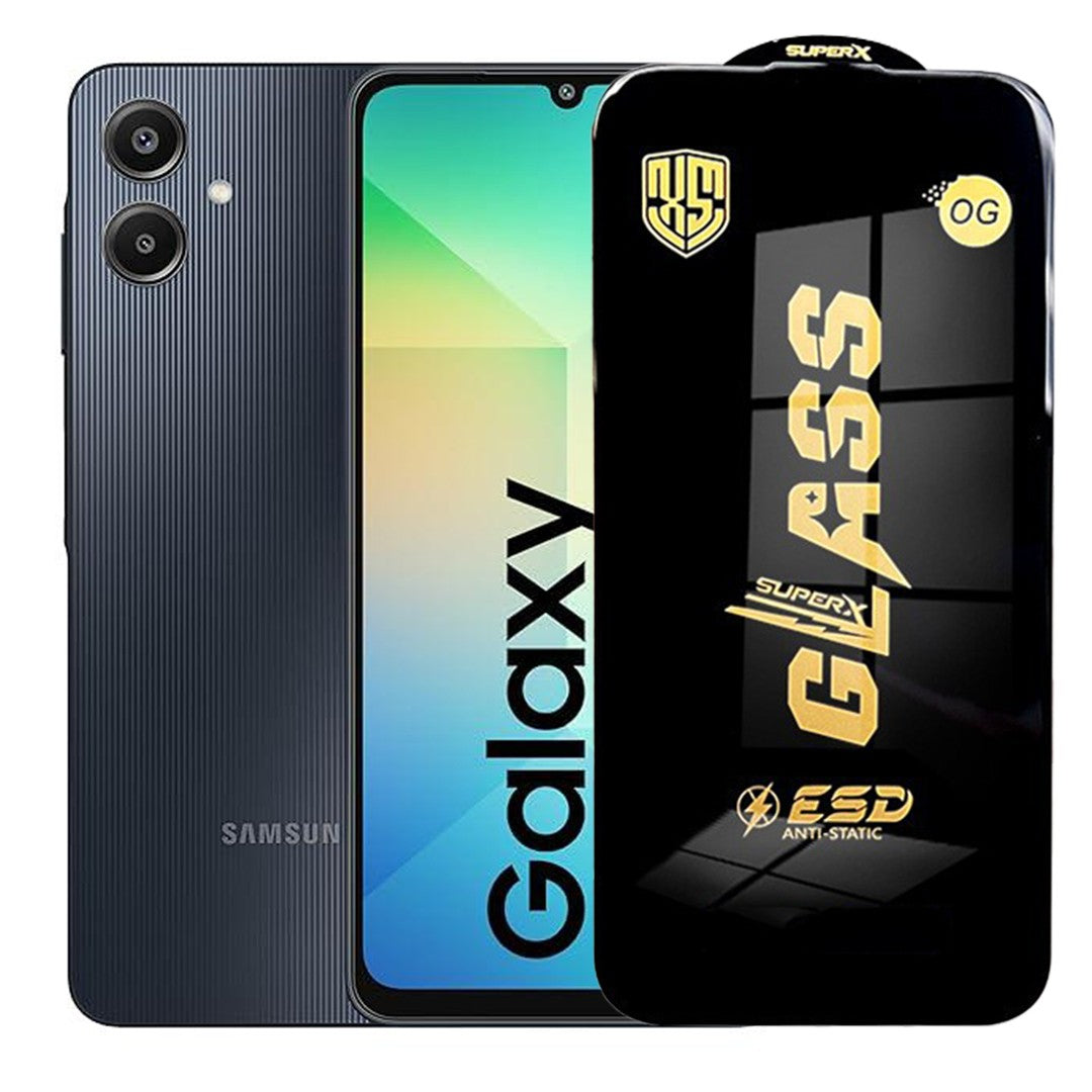 Folie de Sticla pentru Samsung Galaxy A06, Flippy, Sticla Securizata ESD Antistatica, Super-X Privacy OG, cu Margini