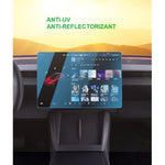 Folie de Sticla Securizata, Flippy, Compatibila cu Tesla Model 3 / Tesla Model Y, Ecran Frontal, 4K Ultra HD,