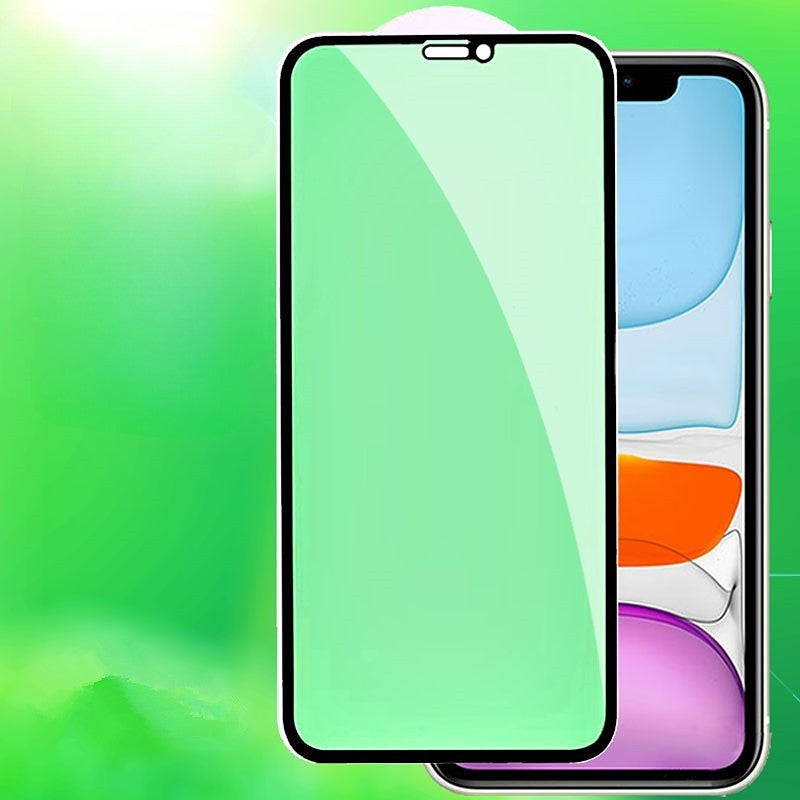 Folie de Sticla Securizata pentru Apple iPhone 15, Flippy, Lumina Verde Anti-Blue Ray, Auto-Aplicare, Protectie