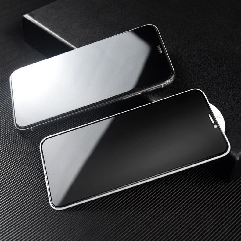 Folie de Sticla Securizata pentru Apple iPhone 15 Pro Max, Flippy, Privacy 30°, Vizibilitate HD, Protectie Completa 9D,