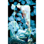 Folie de Sticla Securizata pentru Apple iPhone 15 Pro, Flippy, Luminous, Margine Fosforescenta Neon din Silicon, Mat,