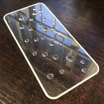 Folie de Sticla Securizata pentru Apple iPhone 15 Pro Max, Flippy, Luminous, Margine Fosforescenta Neon din Silicon,
