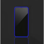 Folie de Sticla Securizata pentru Apple iPhone 15 Pro Max, Flippy, Luminous, Margine Fosforescenta Neon din Silicon,