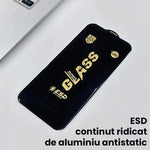 Folie de Protectie pentru Honor X6a, Flippy, Sticla Securizata ESD, Margini Negre, Rezistenta la Zgirieturi,