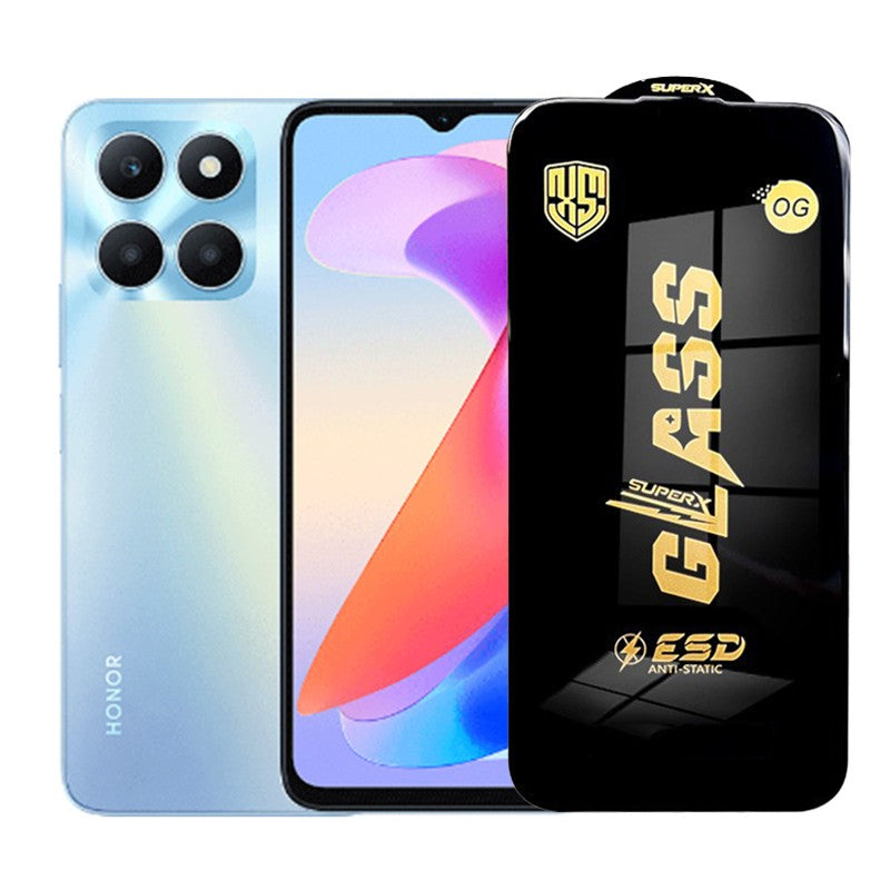 Folie de Protectie pentru Honor X6a, Flippy, Sticla Securizata ESD, Margini Negre, Rezistenta la Zgirieturi,