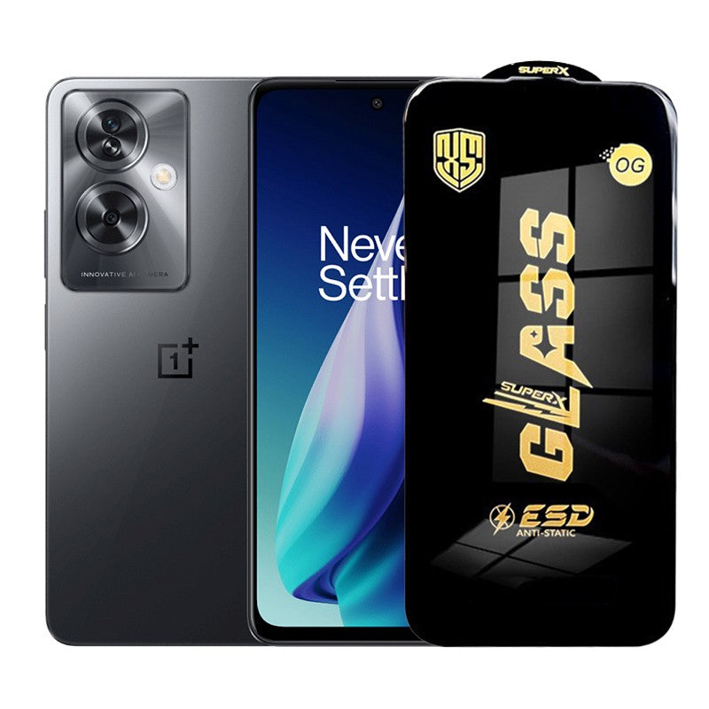 Folie de Protectie pentru OnePlus Nord N30 SE, Flippy, Sticla Securizata ESD, Margini Negre, Rezistenta la Zgirieturi,