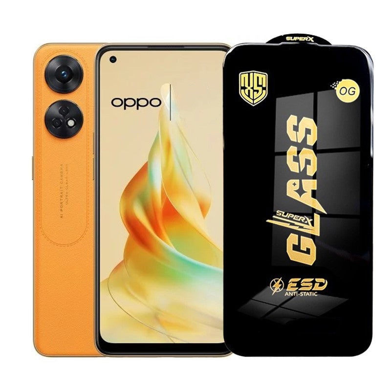 Folie de Protectie pentru Oppo Reno8 T, Flippy, Sticla Securizata ESD, Margini Negre, Rezistenta la Zgirieturi,