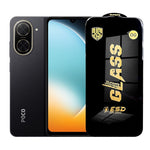 Folie de Protectie pentru Xiaomi Poco C71, Flippy, Sticla Securizata ESD, Margini Negre, Rezistenta la Zgirieturi,
