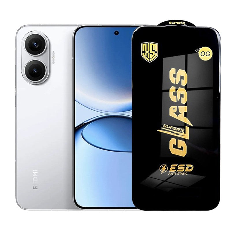 Folie de Protectie pentru Xiaomi Redmi Turbo 4 Pro, Flippy, Sticla Securizata ESD, Margini Negre, Rezistenta la