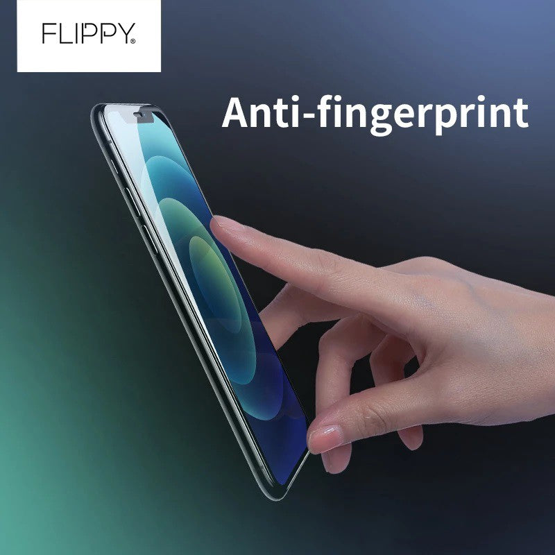Folie de Protectie, Flippy, compatibila cu Apple iPhone 14 Pro Max, Electrostatica, Sticla Securizata, Top Glass,