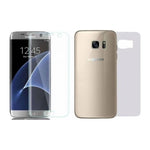 Folie Plastic Samsung Galaxy S7 Edge Fata-Spate Transparent