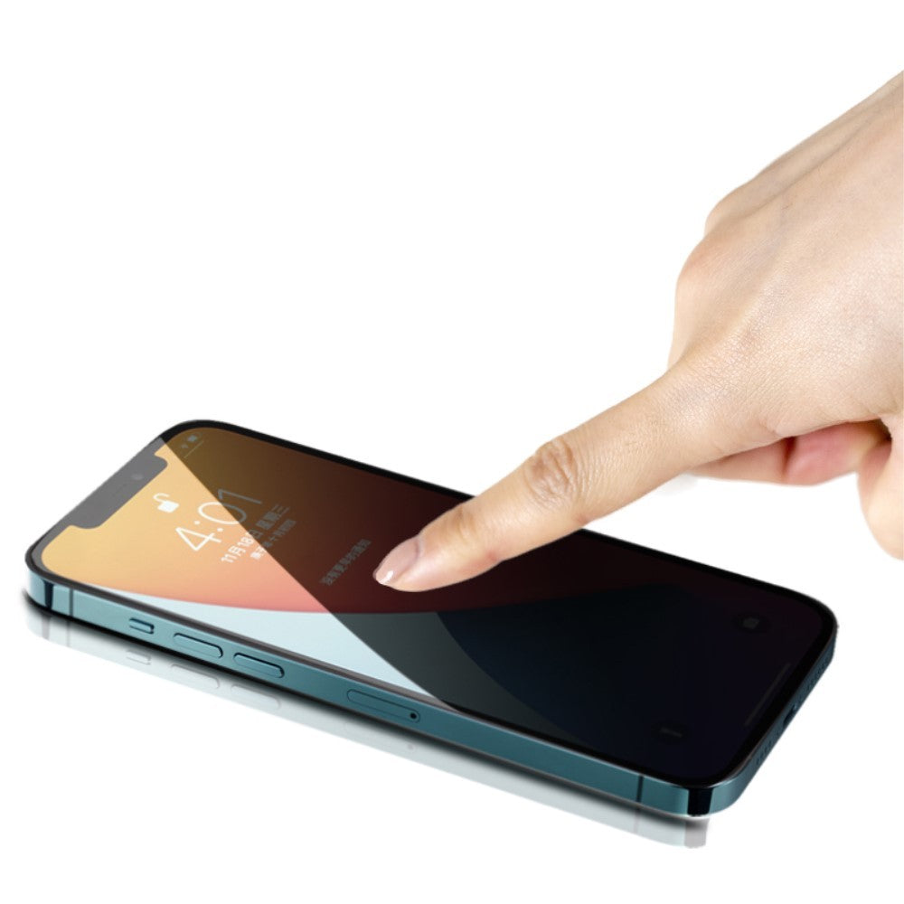 Folie protectie Flippy pentru iPhone 14 Plus, Sticla securizata, temperata, duritate 9H, Privacy 360, Transparenta,