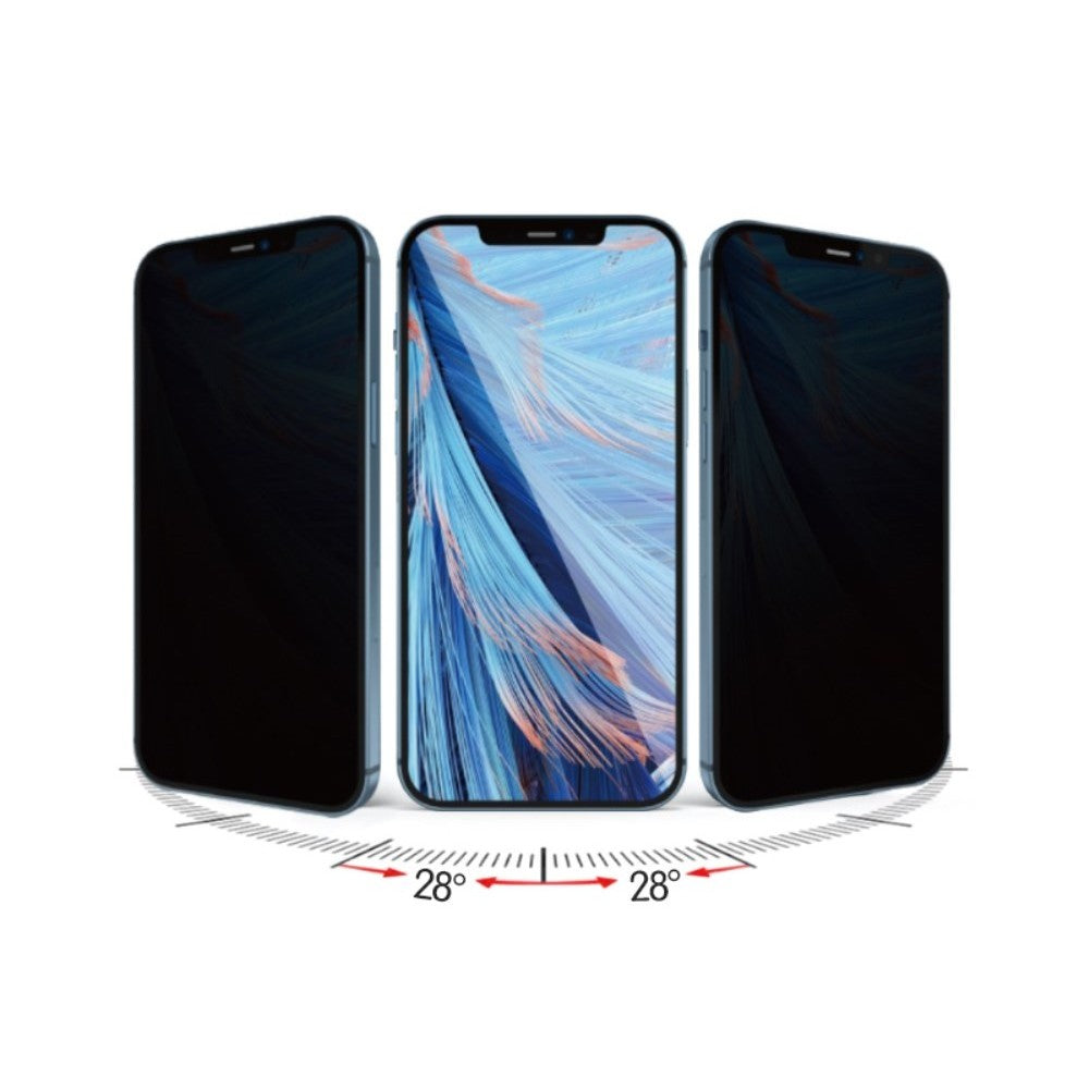 Folie protectie Flippy pentru iPhone 14 Plus, Sticla securizata, temperata, duritate 9H, Privacy 360, Transparenta,