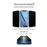 Folie protectie Flippy pentru iPhone 14 Plus, Sticla securizata, temperata, duritate 9H, Privacy 360, Transparenta,