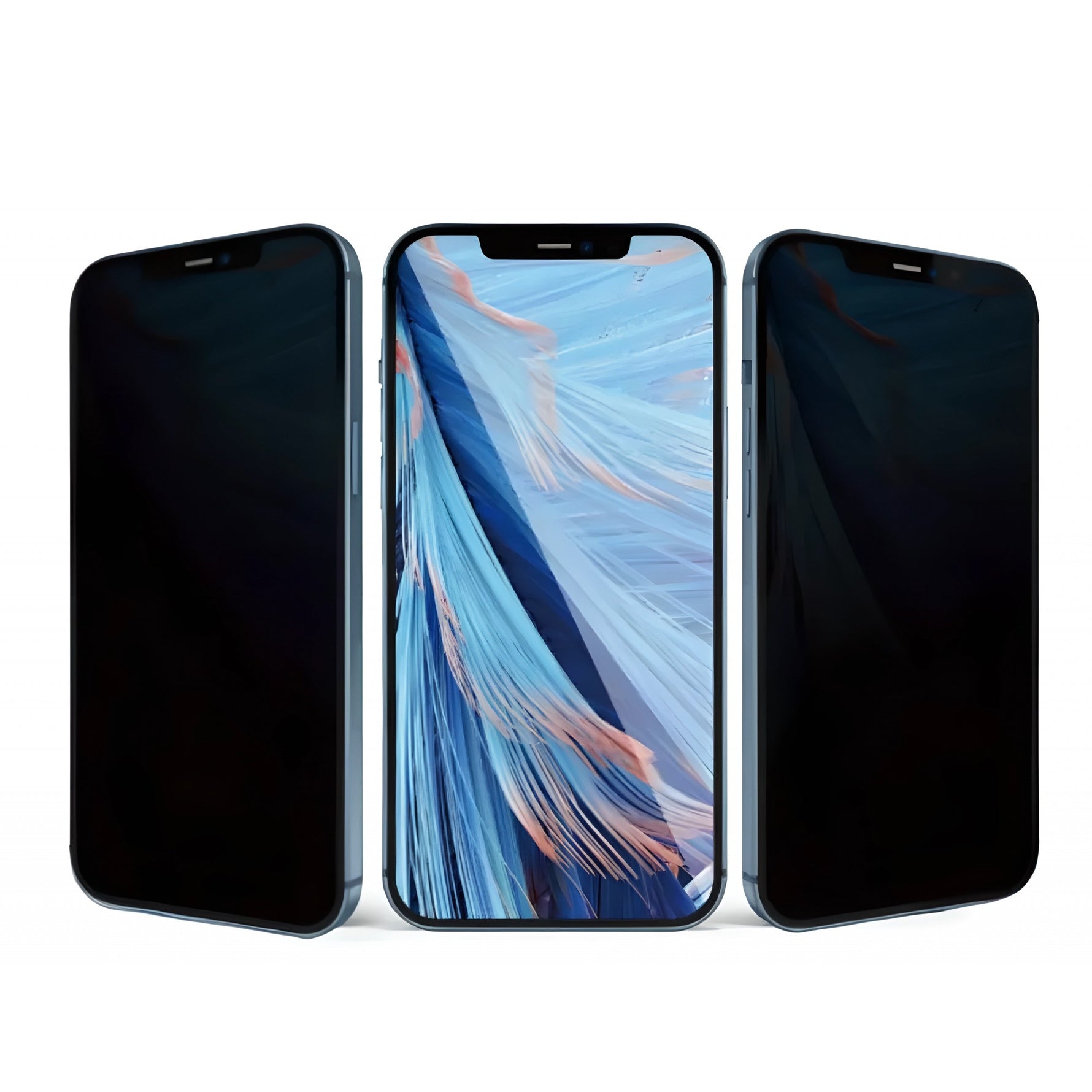Folie protectie Flippy pentru iPhone 14 Plus, Sticla securizata, temperata, duritate 9H, Privacy 360, Transparenta,
