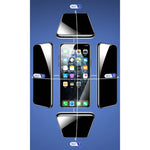 Folie protectie Flippy pentru iPhone 14 Plus, Sticla securizata, temperata, duritate 9H, Privacy 360, Transparenta,