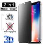 Folie protectie Flippy pentru iPhone 14 Pro, Sticla securizata, temperata, duritate 9H, Privacy Matte 360,