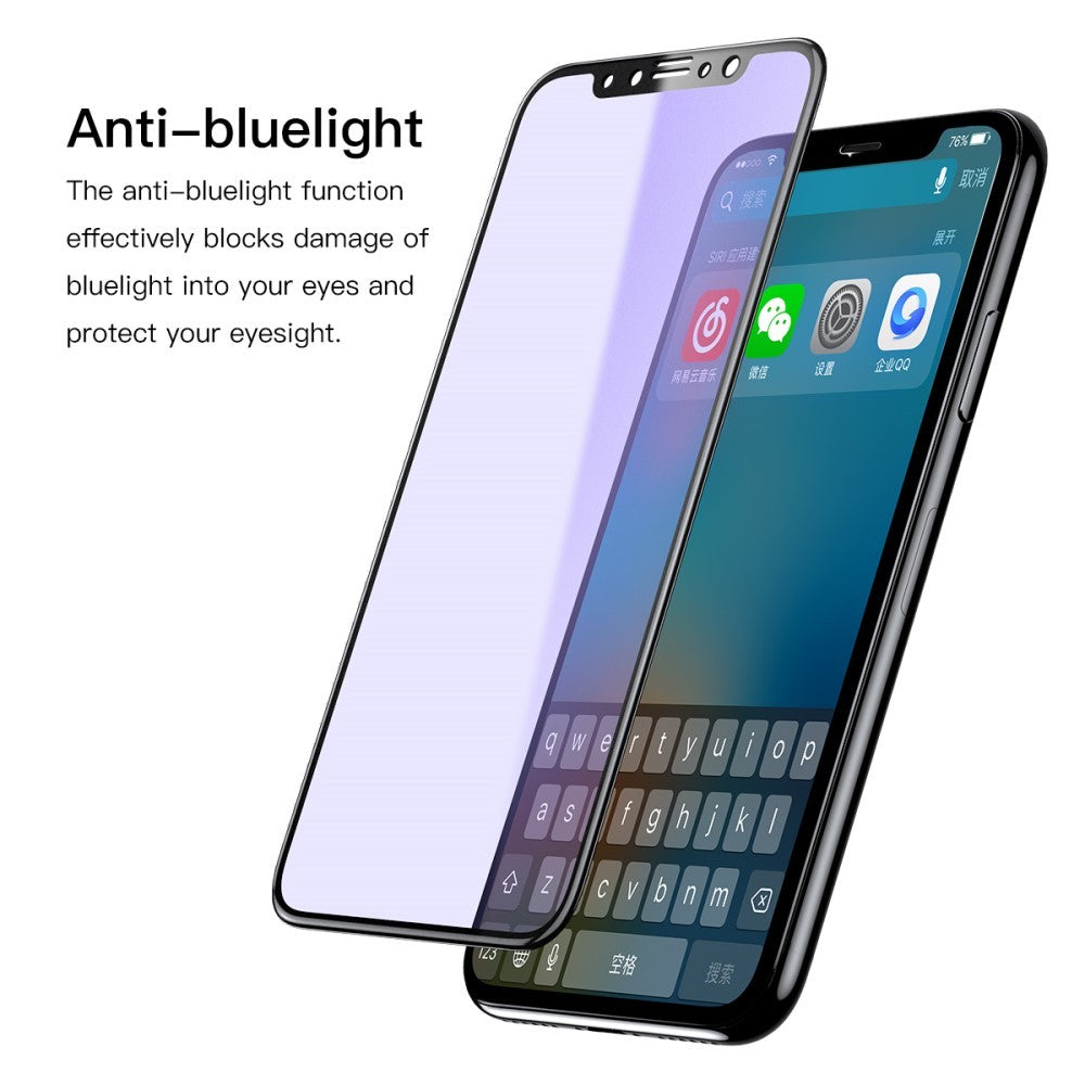 Folie protectie Flippy pentru iPhone 14, Sticla securizata, temperata, duritate 9H, Privacy 360 Anti-Blue Ray,