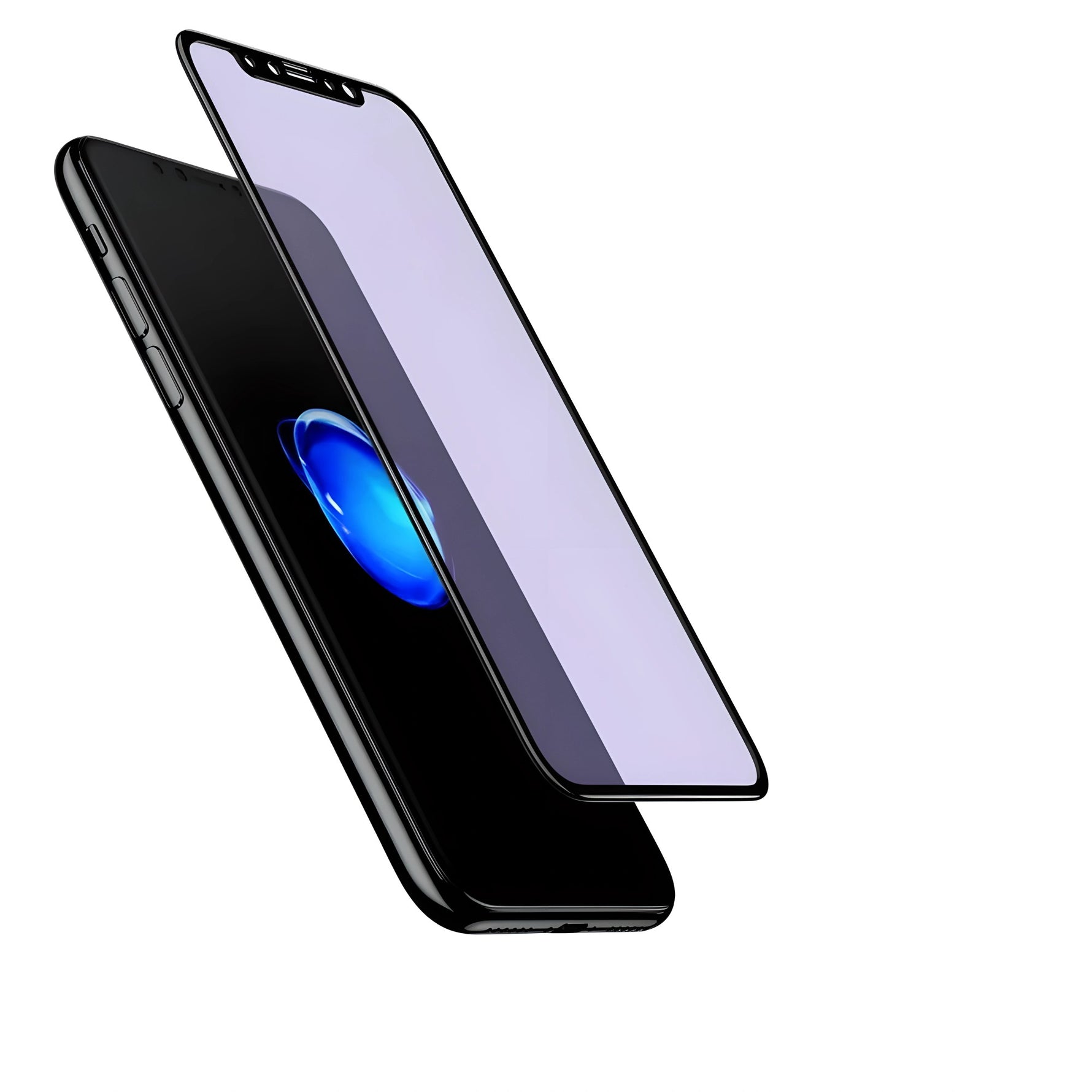 Folie protectie Flippy pentru iPhone 14, Sticla securizata, temperata, duritate 9H, Privacy 360 Anti-Blue Ray,