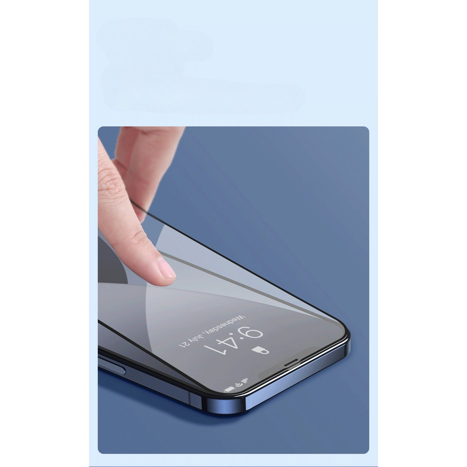Folie protectie Flippy pentru Samsung S23, Sticla securizata, temperata, duritate 9H, Transparenta cu margini negre,