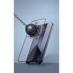 Folie protectie Flippy pentru Samsung S23, Sticla securizata, temperata, duritate 9H, Transparenta cu margini negre,