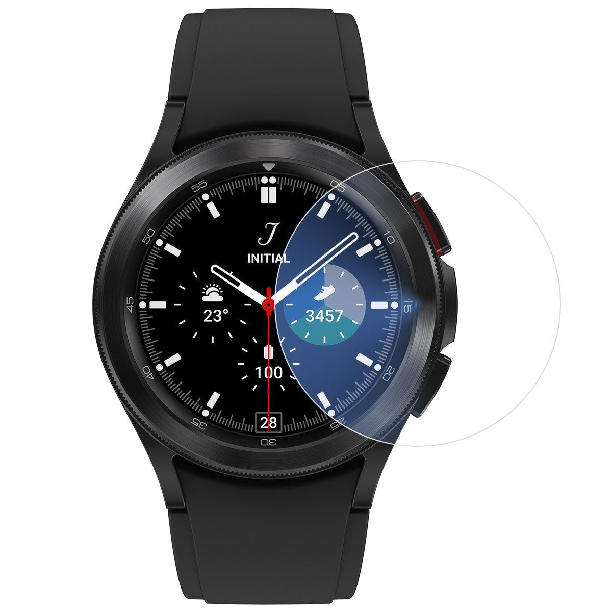 Folie Securizata pentru Samsung Galaxy Watch4 40mm, Flippy, Sticla de Protectie Compatibila cu Samsung Galaxy Watch4