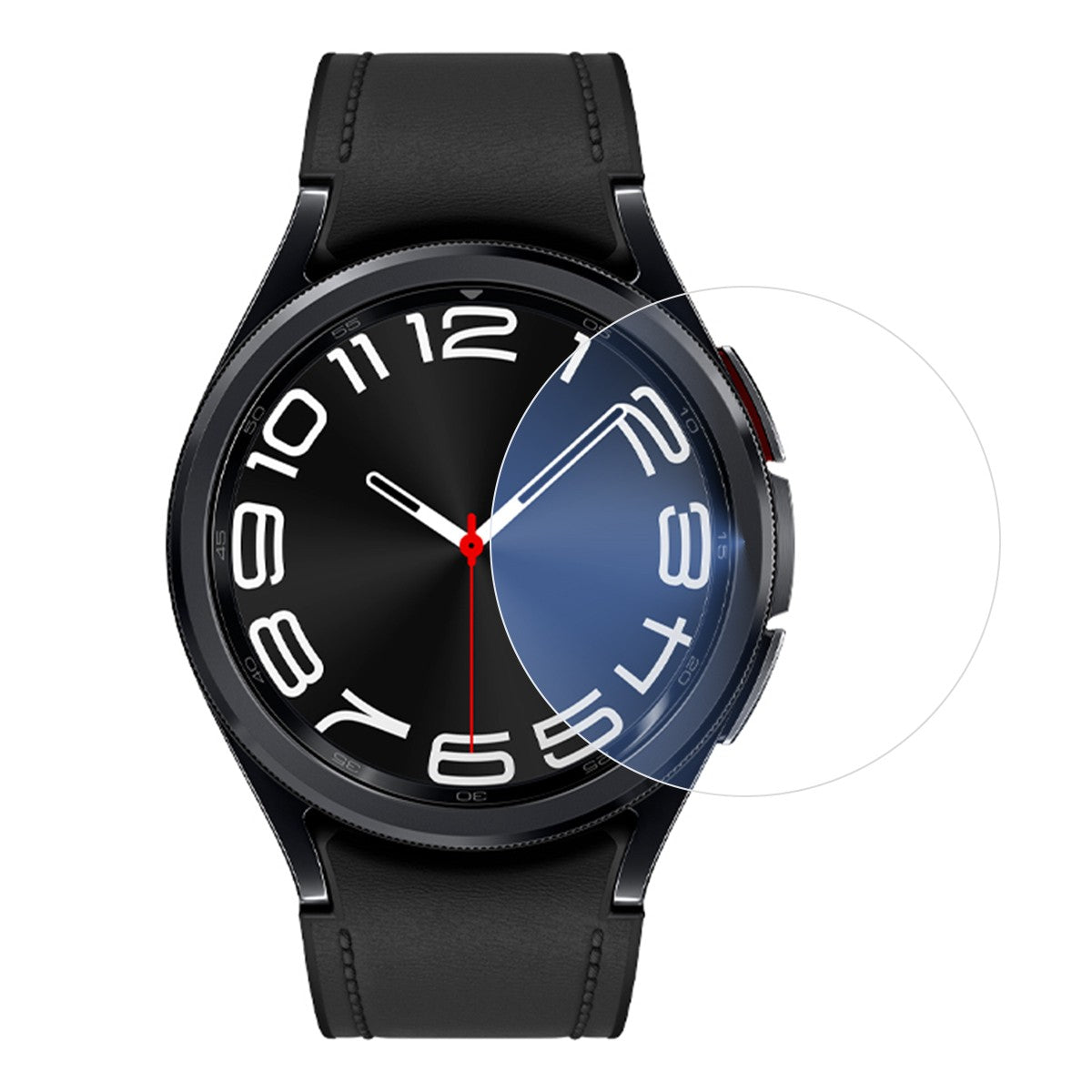 Folie Securizata pentru Samsung Galaxy Watch6 Classic 33mm, Flippy, Sticla de Protectie Compatibila cu Samsung Galaxy