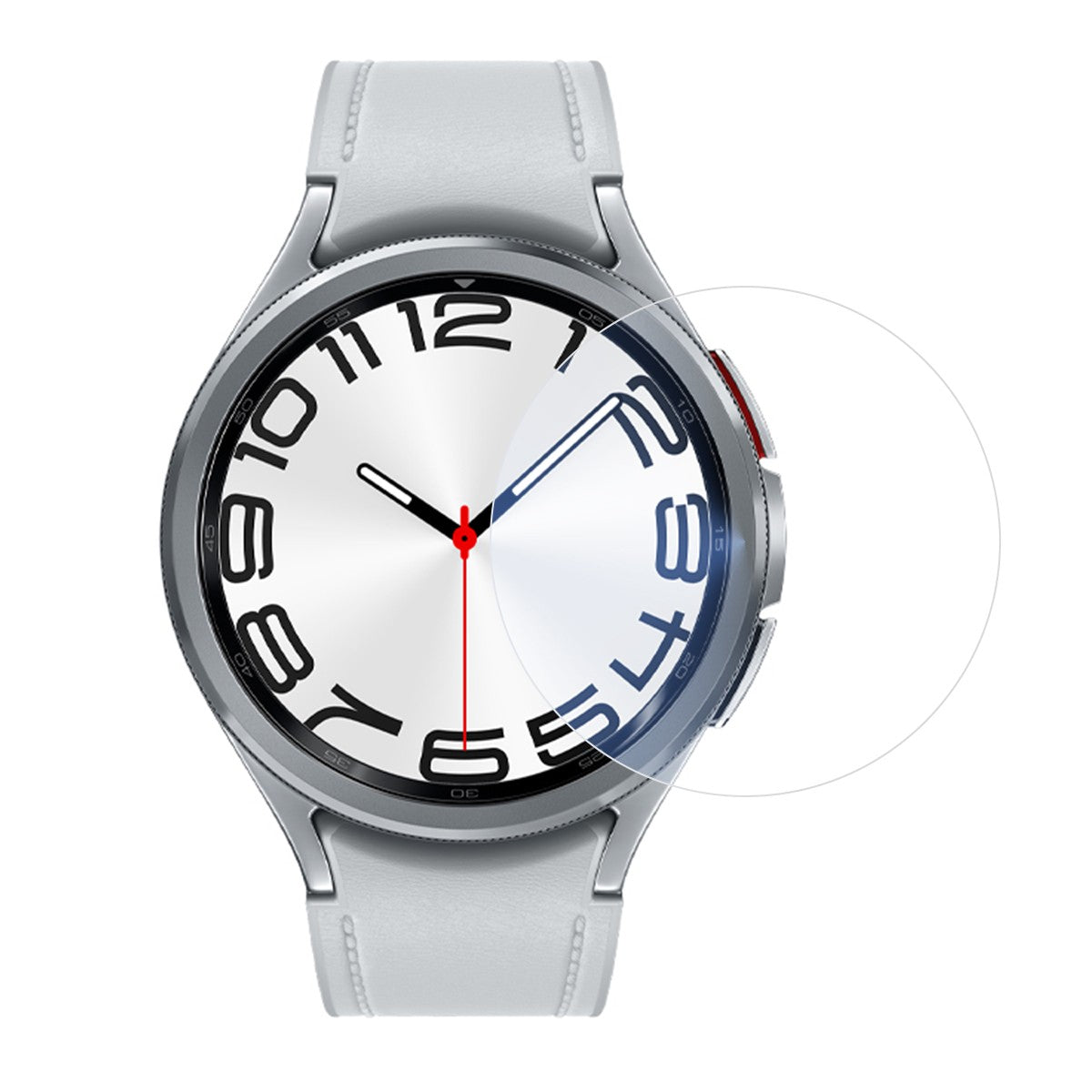 Folie Securizata pentru Samsung Galaxy Watch6 Classic 47mm, Flippy, Sticla de Protectie Compatibila cu Samsung Galaxy