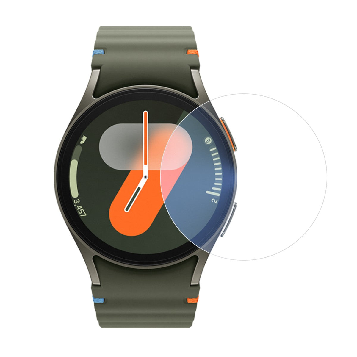 Folie Securizata pentru Samsung Galaxy Watch7 Classic 47mm, Flippy, Sticla de Protectie Compatibila cu Samsung Galaxy