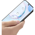 Folie Sticla Securizata Curbata, Flippy, compatibila cu Samsung Galaxy S8, Full Glue, 4D/5D Negru