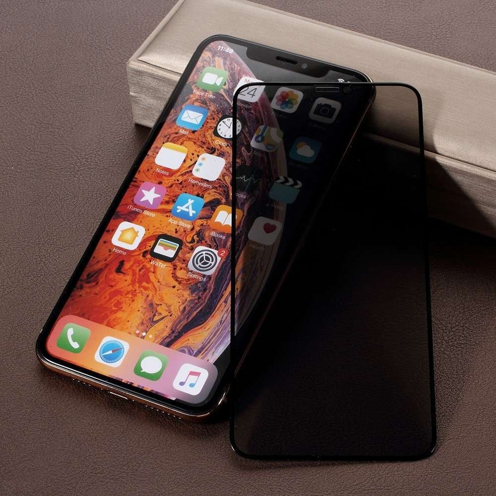 Folie Sticla Securizata Curbata Flippy pentru Samsung S10 Full Glue Privacy Negru