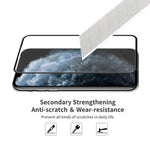 Folie Sticla Flippy® compatibila cu Apple iPhone X/XS 111D Negru
