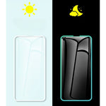 Folie Sticla Securizata Flippy, Luminous, compatibila cu Apple iPhone 12 Pro, Margine fosforescenta verde