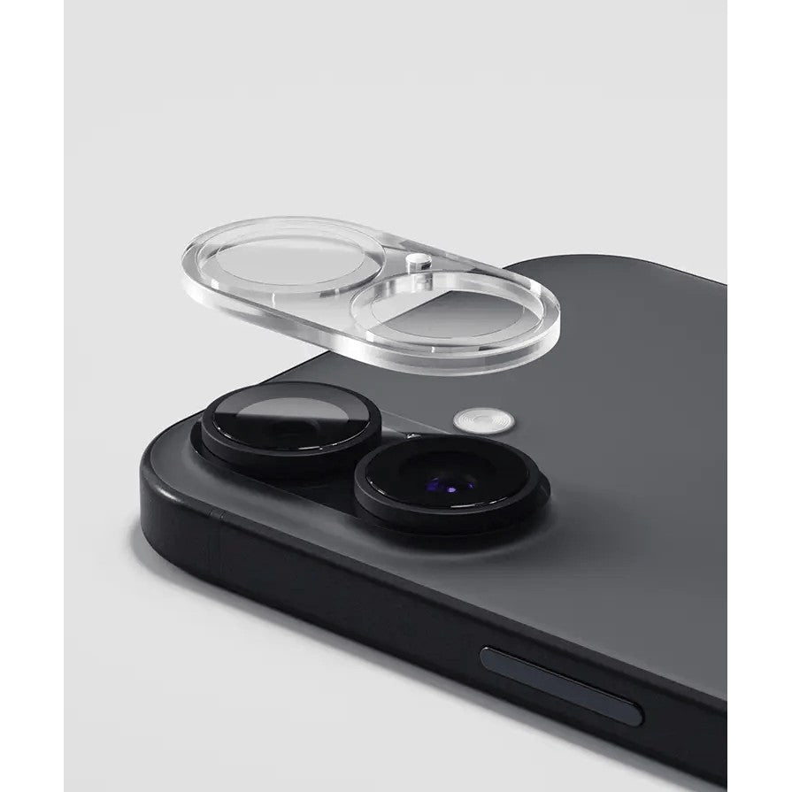 Folie Sticla pentru Camera, Flippy, Pentru Apple iPhone 16, 3D, Transparent