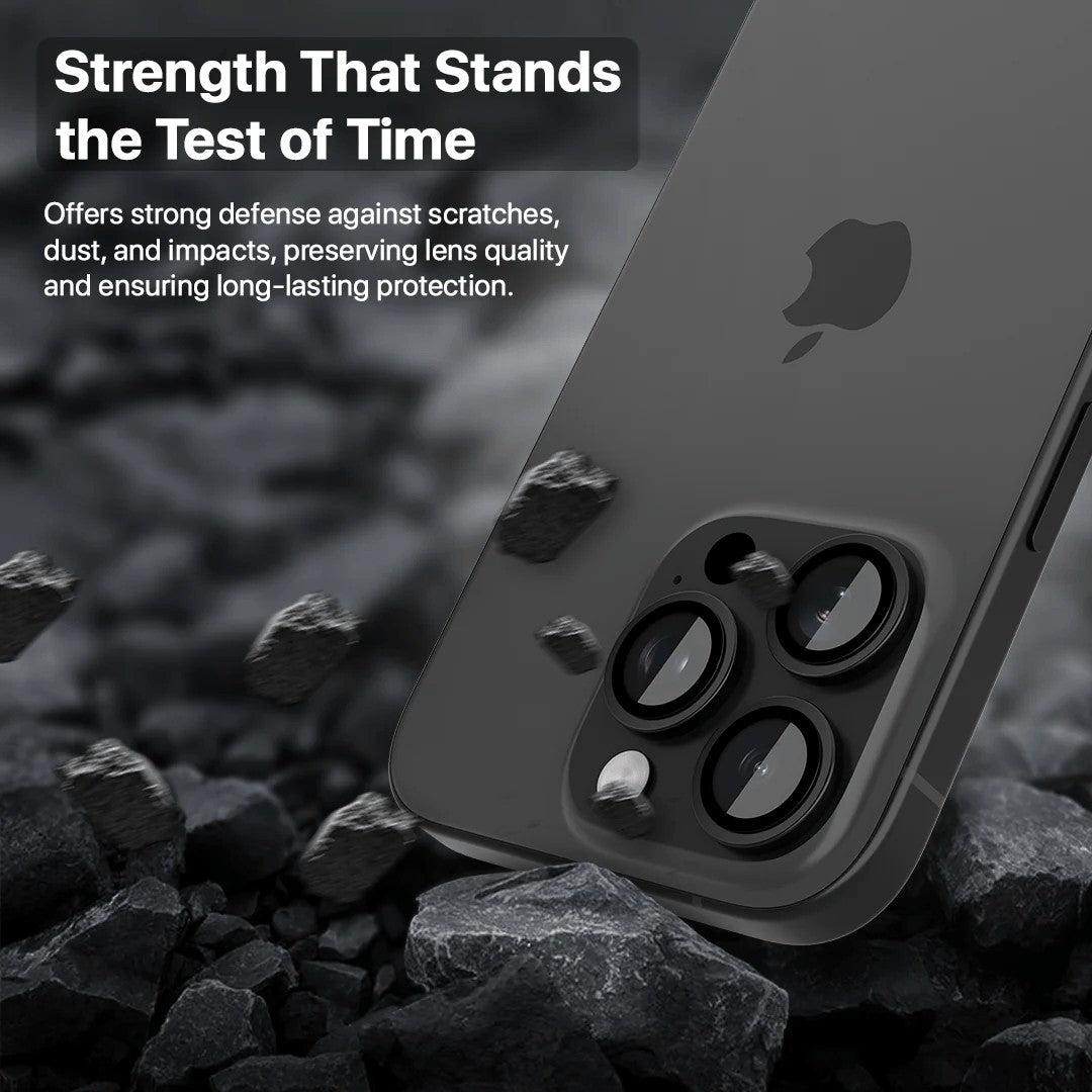 Folie Sticla pentru Camera, Flippy, Pentru Apple iPhone 16 Pro, 3D, Transparent