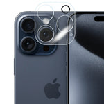 Folie Sticla pentru Camera, Flippy, Pentru Apple iPhone 16 Pro, 3D, Transparent