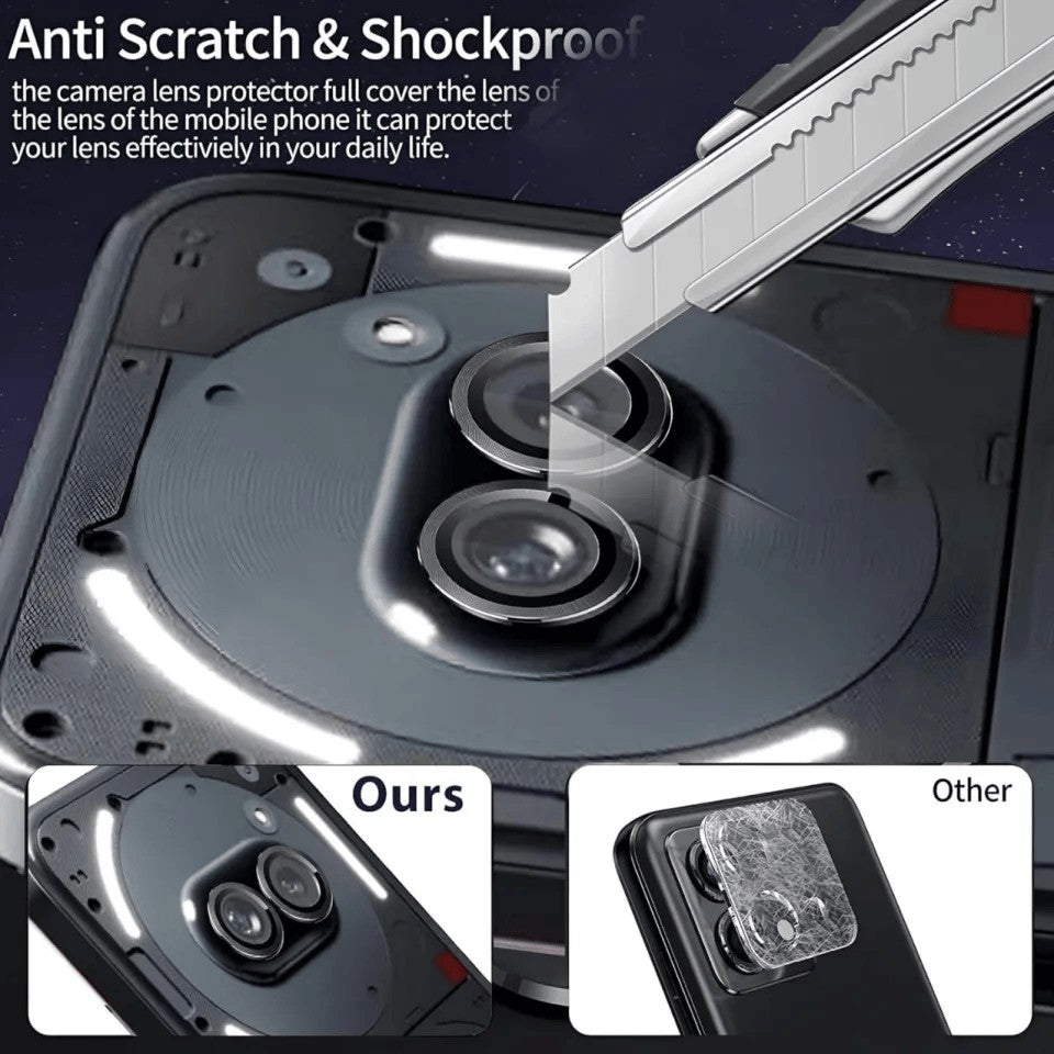 Folie Sticla pentru Camera, Flippy,Pentru Nothing Phone 2, 3D, Transparent