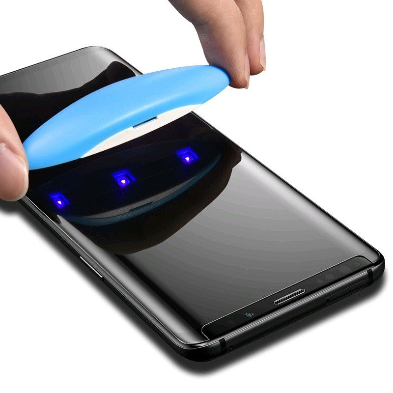 Folie Sticla Securizata, compatibila cu Samsung Galaxy Note 8, Full Glue Nano Water, Transparent