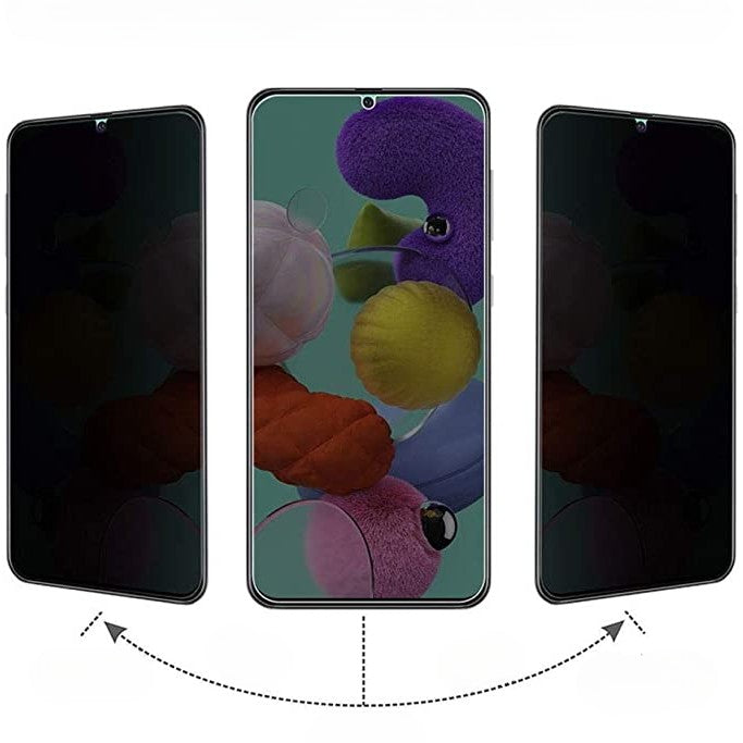 Folie de Protectie, Flippy, compatibila cu Samsung Galaxy S23 Pro, Full Glue, Privacy, Sticla Securizata, Negru