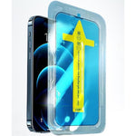 Folie sticla securizata cu sistem de montare usor si rapid Flippy pentru Apple iPhone 14 Pro, Transparent cu margini