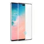 Folie Sticla Securizata Curbata Flippy pentru Samsung S10 Plus cu recunoastere a amprentelor digitale, 9H, lipici